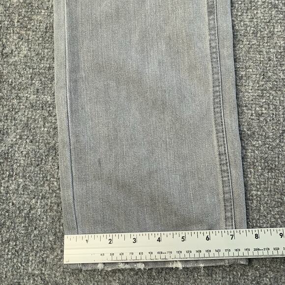 LRG Lifted Research Group Jeans Womens 16 (28x29.5) Gray Distressed Straight Leg - Picture 8 of 16